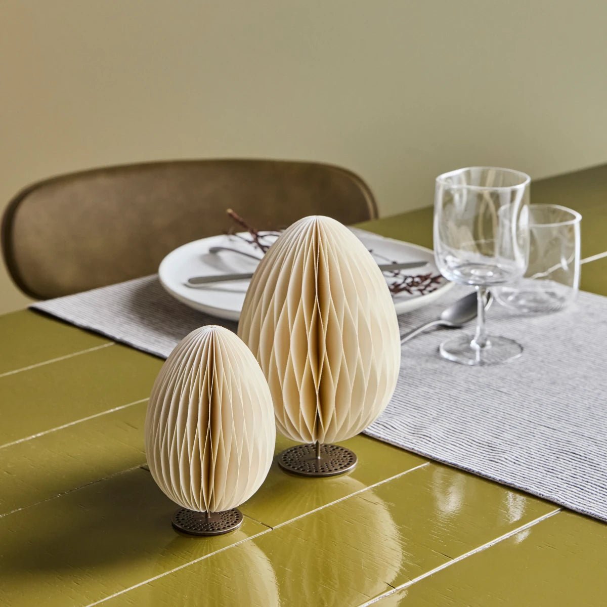 House Doctor - Osterornament Egg off white 2er Set