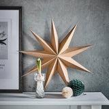 House Doctor - Paper Star 9 Point Champagne L