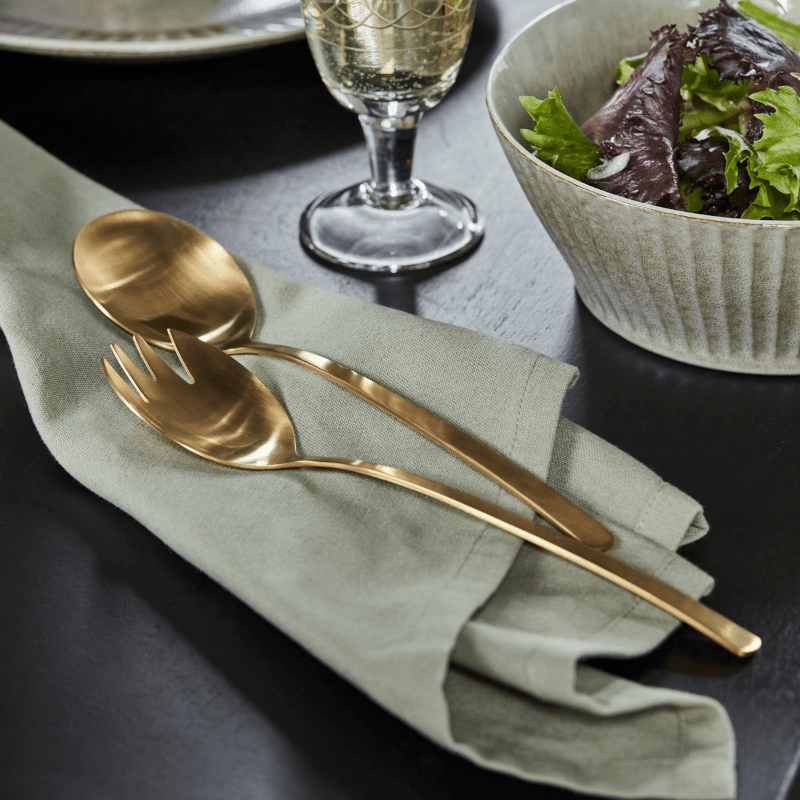 House Doctor - Salatbesteck Golden