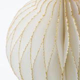 House Doctor - Christmas bauble Alsta Off-white/Gold S