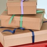 Hübsch Interior - Aufbewahrungsboxe Storeit 3er Set natur