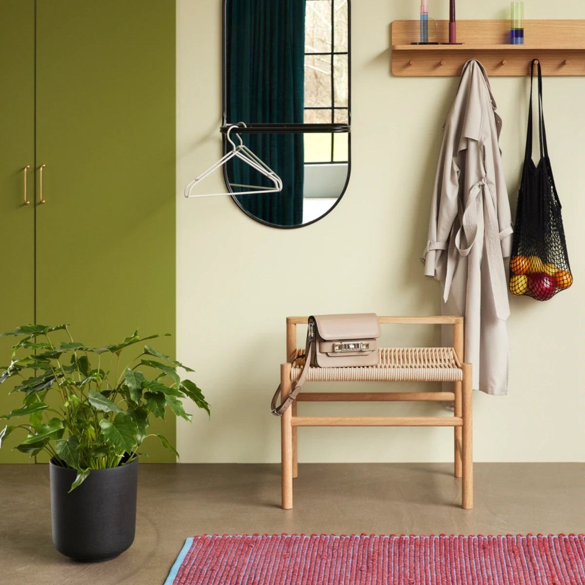 Hübsch Interior - Übertopf Among schwarz

