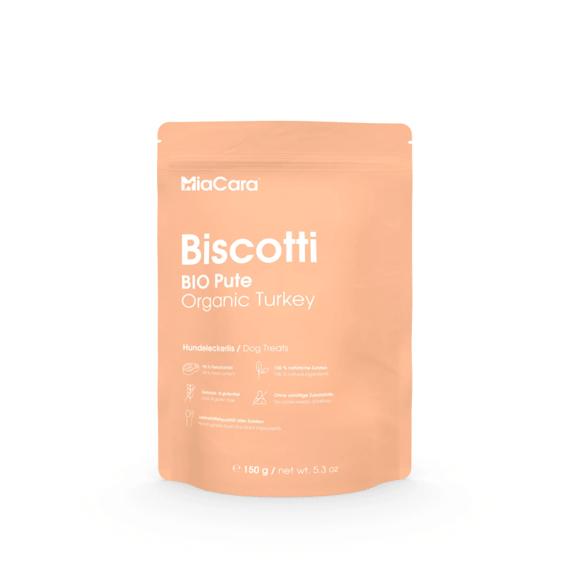 Hundeleckerli - Biscotti Bio Pute von MiaCara