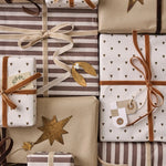 IB Laursen - Geschenkpapier Herzen braune