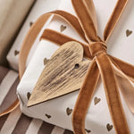 IB Laursen - Geschenkpapier Herzen braune