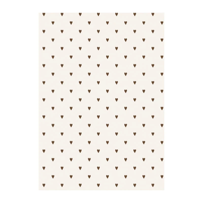 IB Laursen - Geschenkpapier Herzen braune