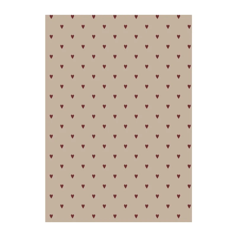IB Laursen - Geschenkpapier Herzen rot