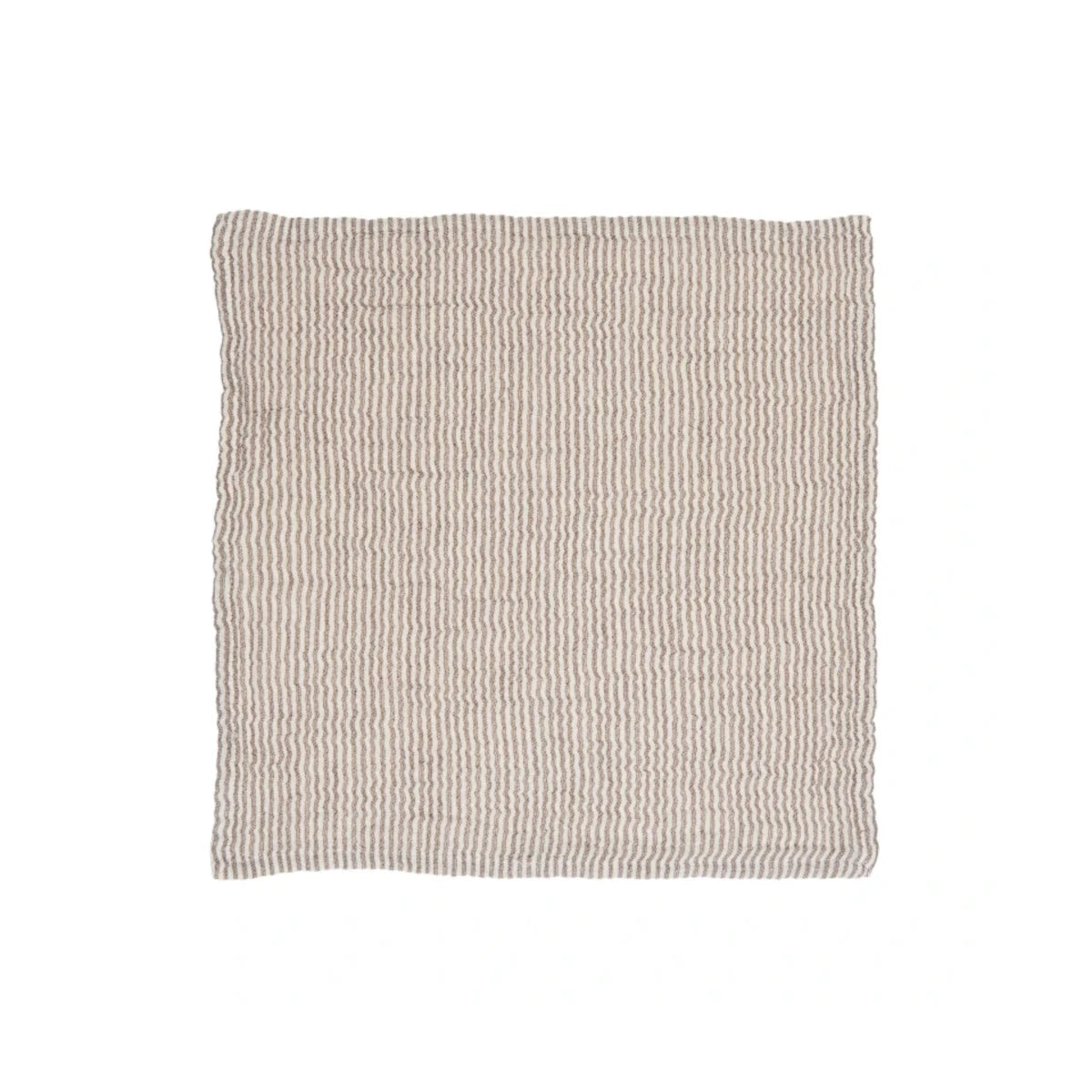 IB Laursen - Stoffserviette braun/weiss gstreift