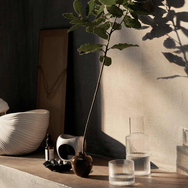 Karaffe Set – Ripple klar XS von Ferm Living