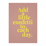Karte - Add a little confetti von Tadah