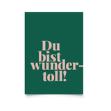 Karte - Du bist wundertoll von Tadah