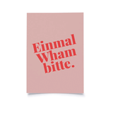Karte - Einmal Wham bitte von Tadah