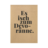 Karte - Es isch zum Devoränne. von Tadah