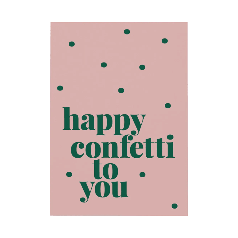 Karte - Happy confetti von Tadah