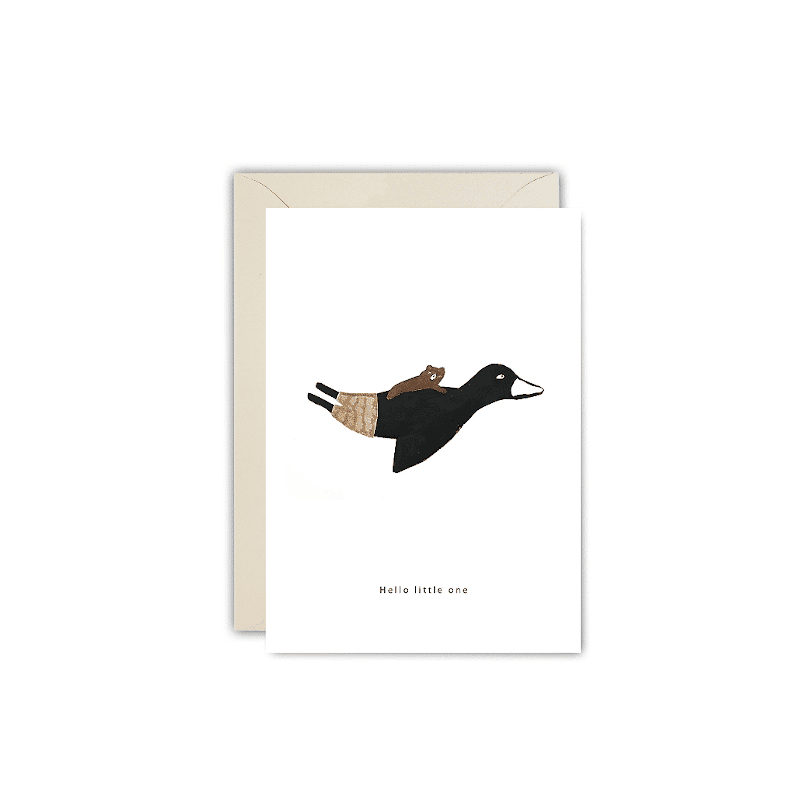 Karte - Hello little one von Ted & Tone