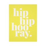 Karte - hiphip hooray von Tadah