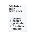 Karte - Nächstes Jahr wird alles besser von Tadah