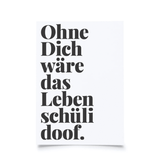 Karte - Ohne dich von Tadah