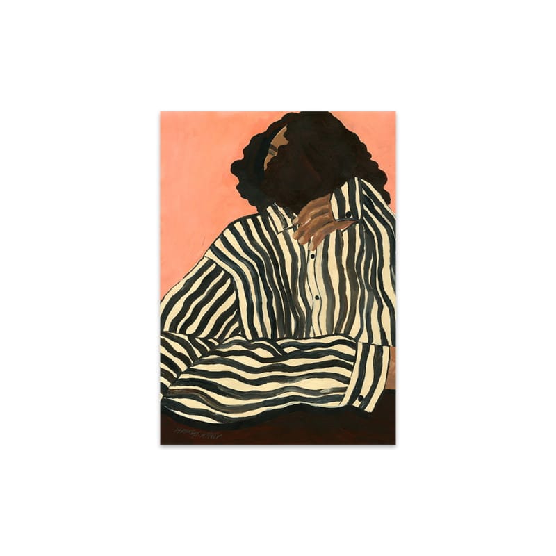 Karte – Serene Stripes von The Poster Club
