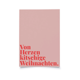 Karte - Von Herzen kitschige Weihnachten von Tadah