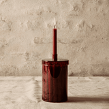 Kerzen – Countdown to Christmas dark red von Ferm Living