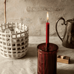 Kerzen – Countdown to Christmas dark red von Ferm Living