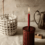 Kerzen – Countdown to Christmas dark red von Ferm Living