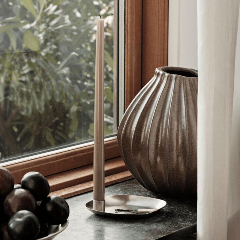 Kerzen - Getaucht linen glänzend 4er Set von Broste Copenhagen