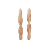 Kerzen - Twist getaucht walnut 2er Set von Broste Copenhagen