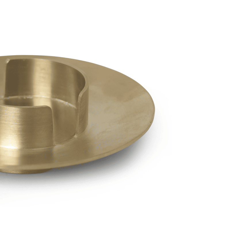 Kerzenhalter - Block Brass von Ferm Living