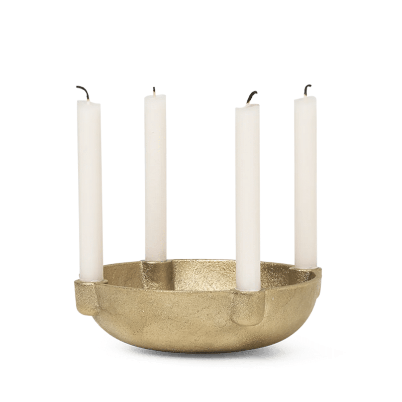 Kerzenhalter – Bowl Brass S von Ferm Living
