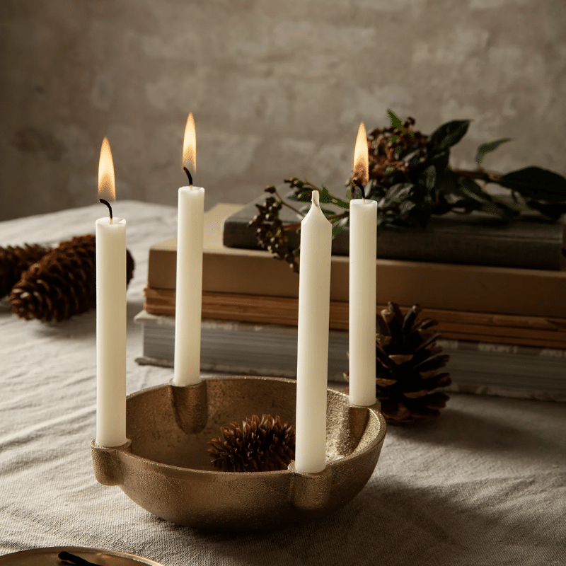 Kerzenhalter – Bowl Brass S von Ferm Living