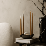 Kerzenhalter - Bowl Ceramic Dark von Ferm Living