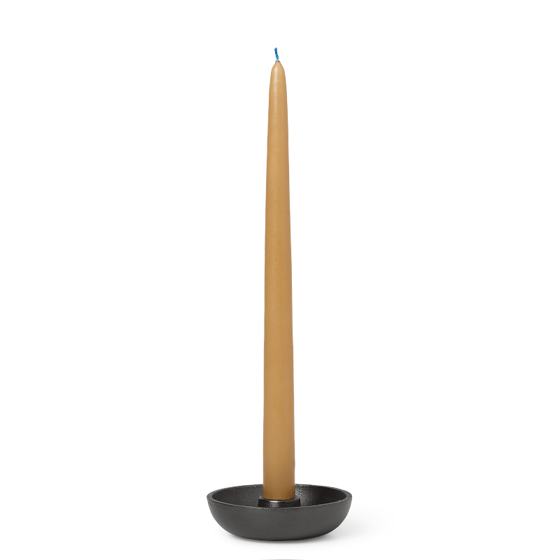 Kerzenhalter - Bowl single blackened von Ferm Living