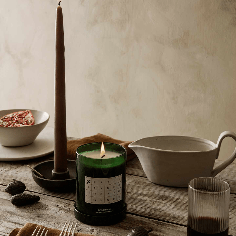 Kerzenhalter - Bowl single blackened von Ferm Living