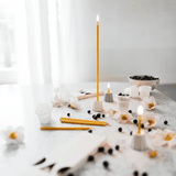 Kerzenhalter Porzellan - Canele grau von OVO Things
