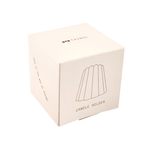 Kerzenhalter Porzellan - Canele weiss von OVO Things