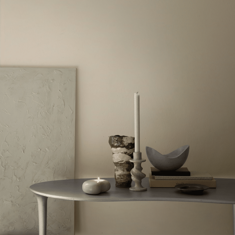 Kerzenhalter - Soapstone grey von Tine K Home