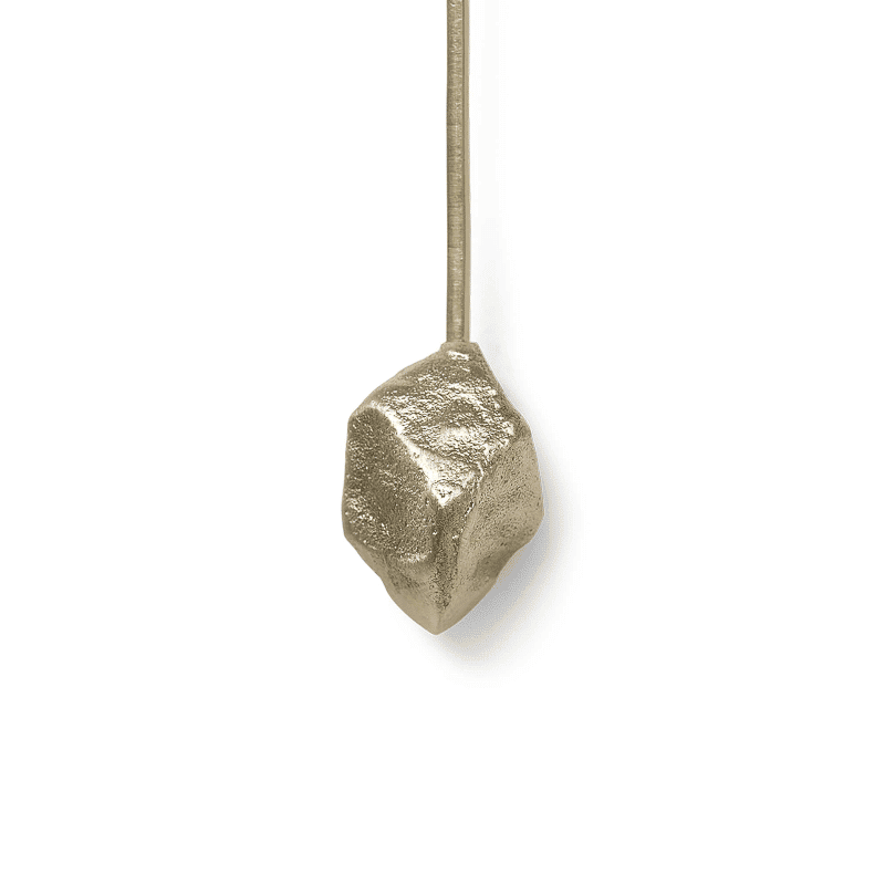 Kerzenhalter – Stone Christmas tree gold von Ferm Living