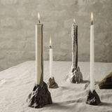 Kerzenhalter - Stone small Alu von Ferm Living