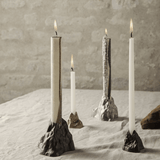 Kerzenhalter - Stone small black von Ferm Living