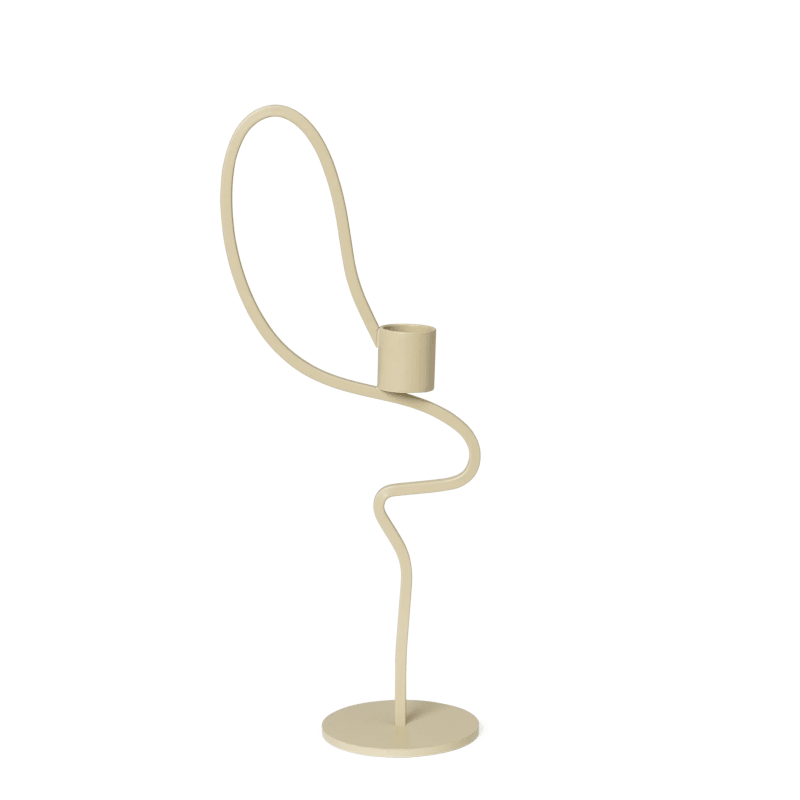 Kerzenständer - Valse high cashmere von Ferm Living