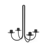 Kerzenständer - Candelabra Sway black von Ferm Living