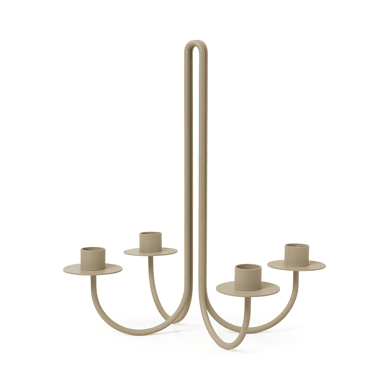 Kerzenständer - Candelabra Sway cashmere von Ferm Living