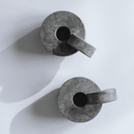 Kerzenständer - CANDELSTICK grey von Stenhuggardottern