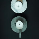 Kerzenständer - CANDELSTICK grey von Stenhuggardottern
