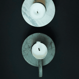 Kerzenständer - CANDELSTICK grey von Stenhuggardottern