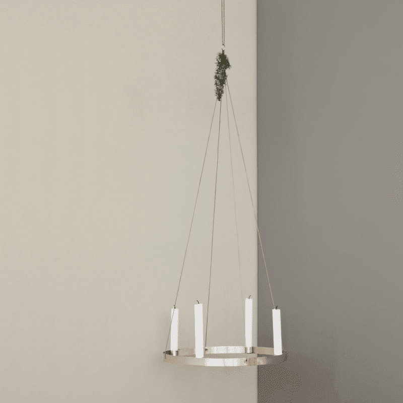 Kerzenständer - Circle S brass von Ferm Living