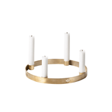 Kerzenständer - Circle S brass von Ferm Living