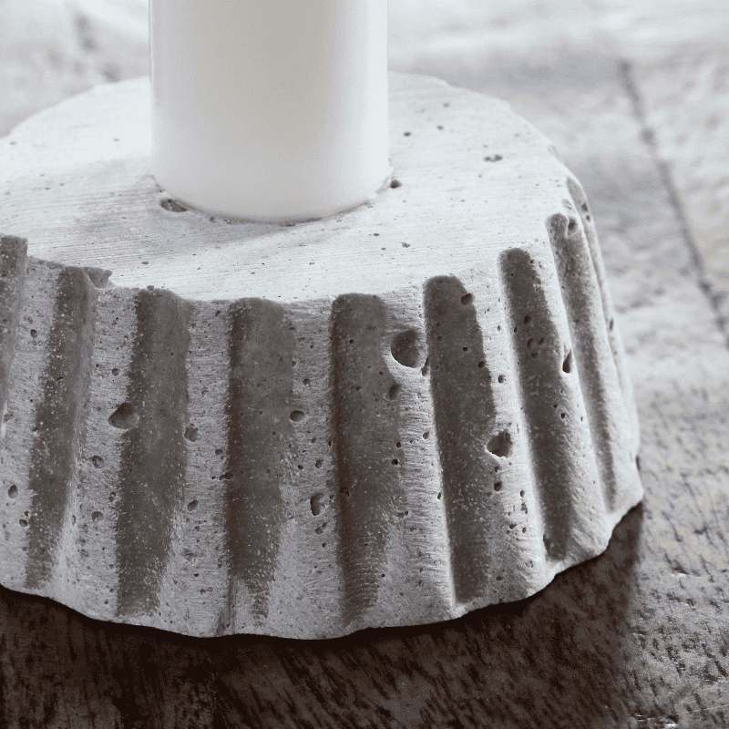Kerzenständer - Mold Bake grey L von House Doctor